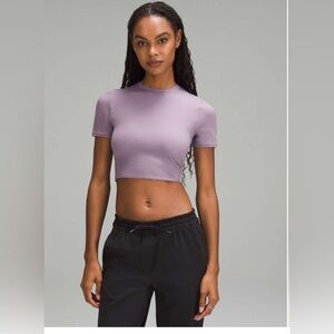 Lululemon Wundermost Cropped Tee